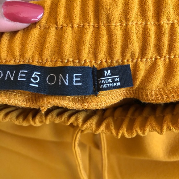 Mustard Yellow Comfortable Dress Pants - Picture 2 of 4